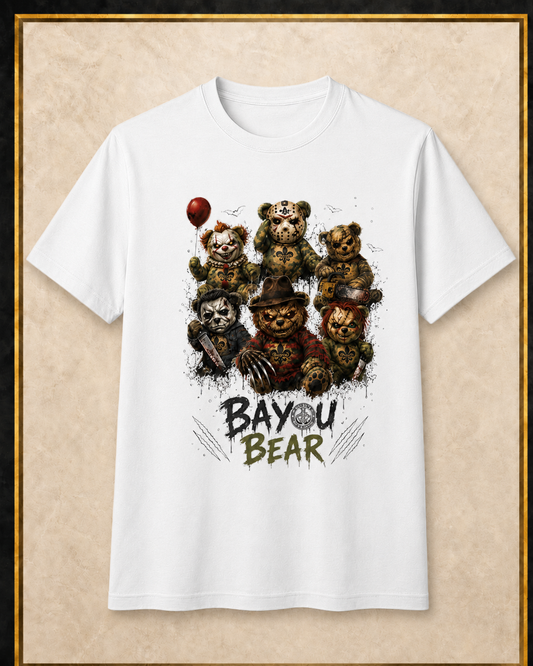 Bayou Horror Bear Graphic Tee